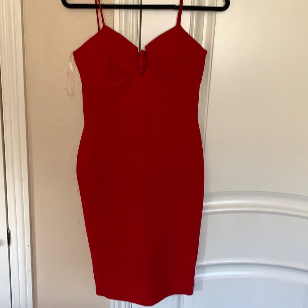 Red dress
